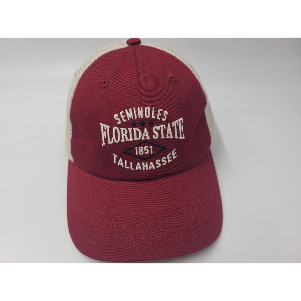Florida State University Seminoles Tallahassee Mesh Snapback Hat Cap NCAA Red